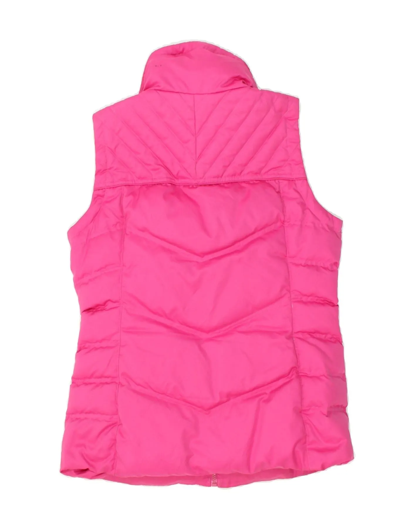 ADIDAS Womens Padded Gilet UK 14 Medium Pink Polyester