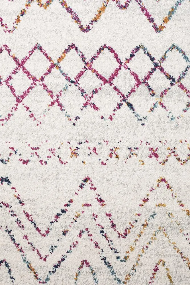 Aladdin Iman Multi Rustic Tribal Runner Rug