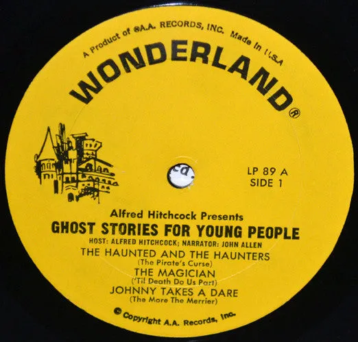 Alfred Hitchcock - Ghost Stories For Young People (LP, Album) (VG )