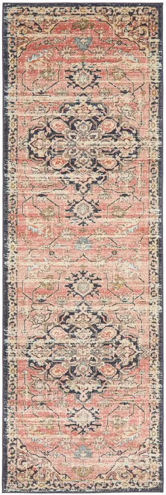 Artin Power Loomed Brick Runner Rug