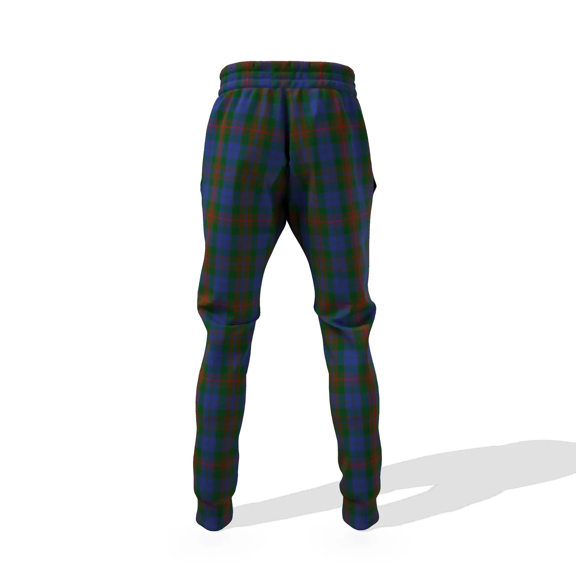 Buchanan Hunting Tartan Joggers Pants with Family Crest