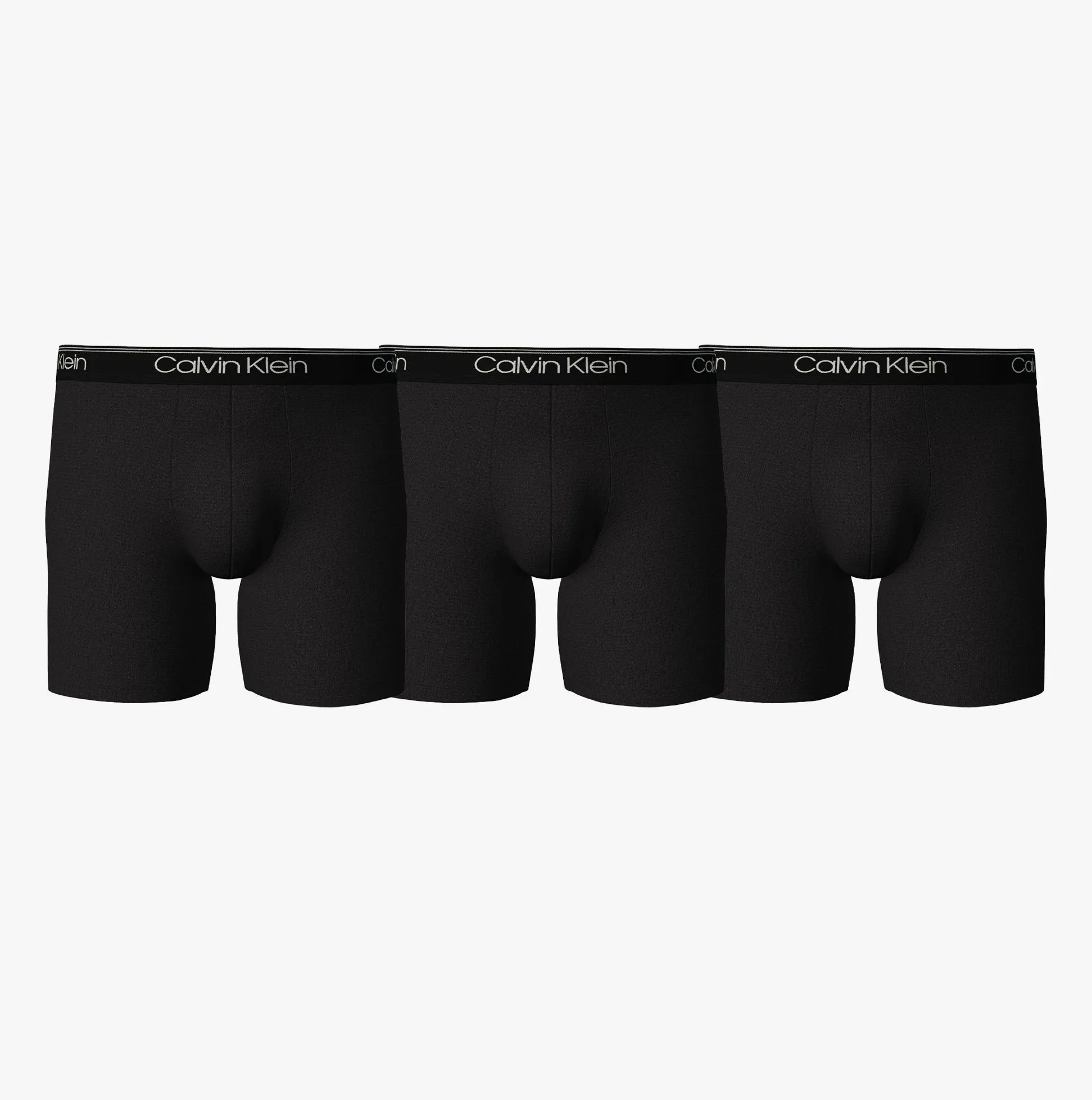 Calvin Klein 3 Pack Mens Micro Stretch Boxer Briefs Black