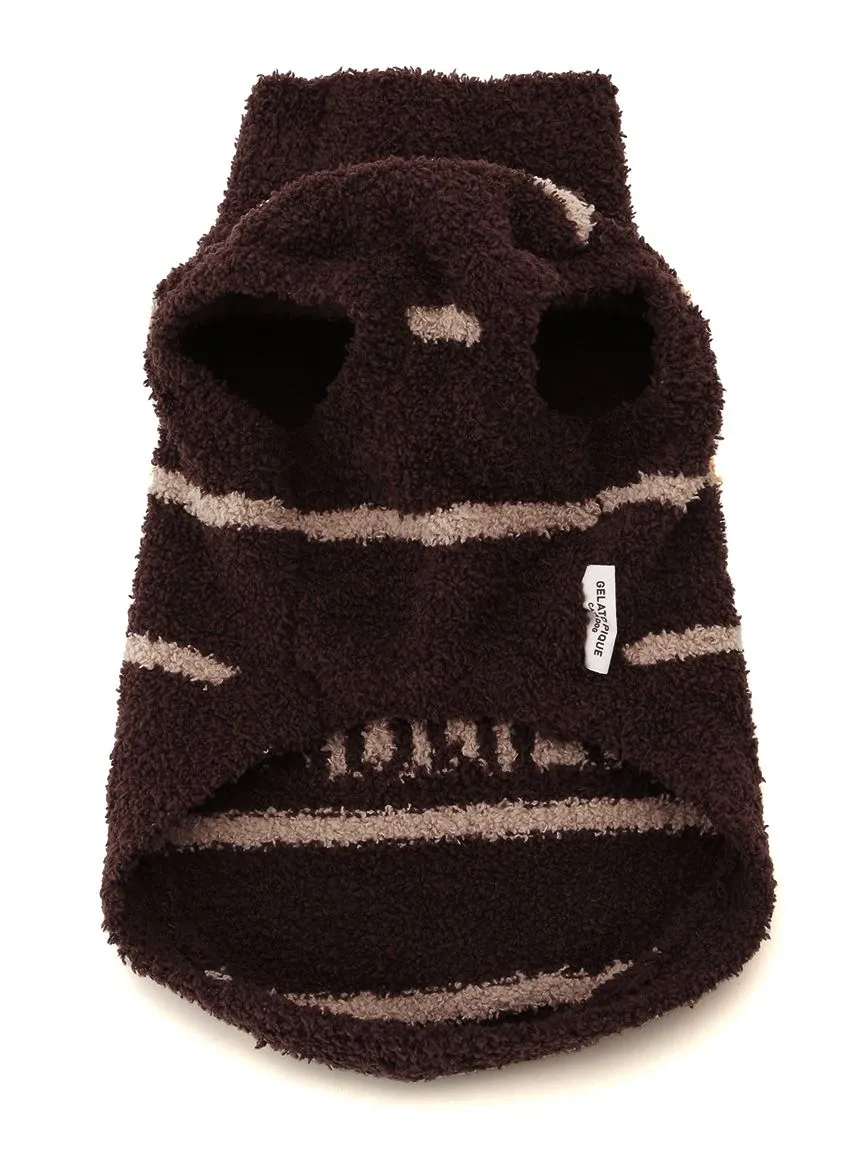 [CAT&DOG] Baby Moco High Neck Striped Pet Clothes