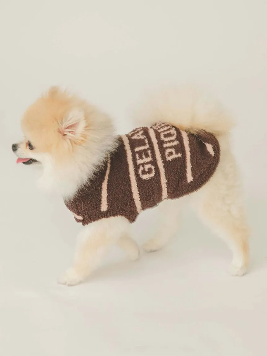 [CAT&DOG] Baby Moco High Neck Striped Pet Clothes