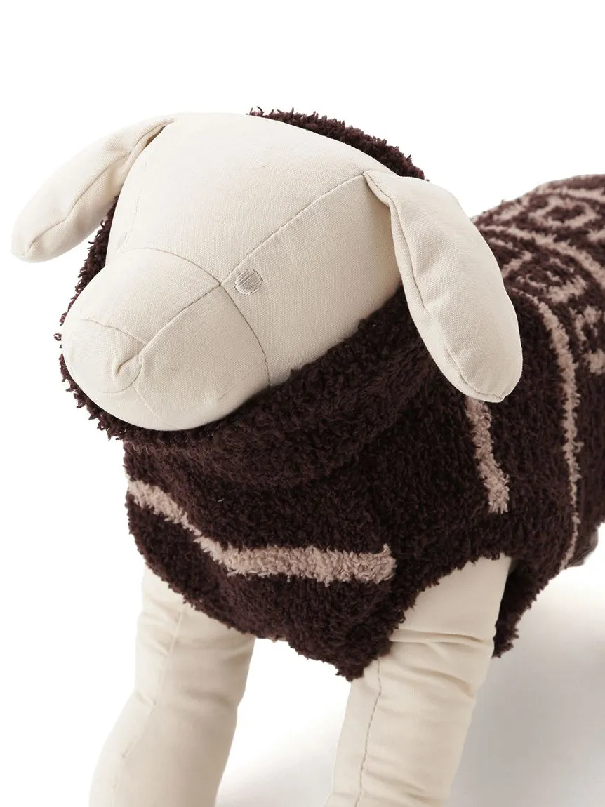 [CAT&DOG] Baby Moco High Neck Striped Pet Clothes