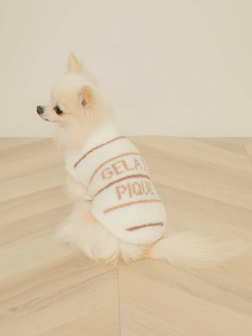 [CAT&DOG] Baby Moco High Neck Striped Pet Clothes