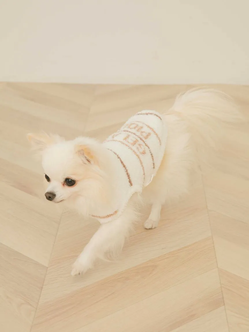 [CAT&DOG] Baby Moco High Neck Striped Pet Clothes