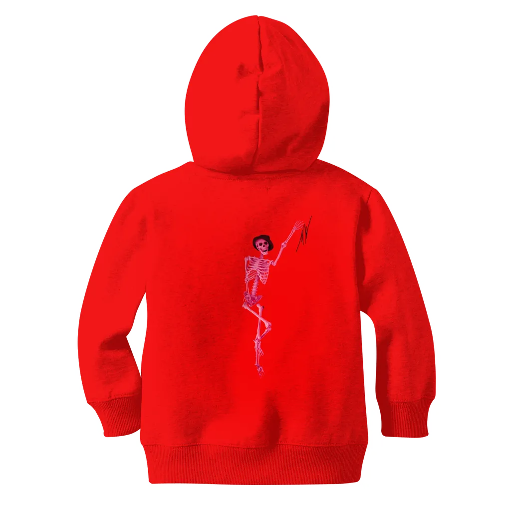 CAUGHT RED HANDED Classic Kids Zip Hoodie