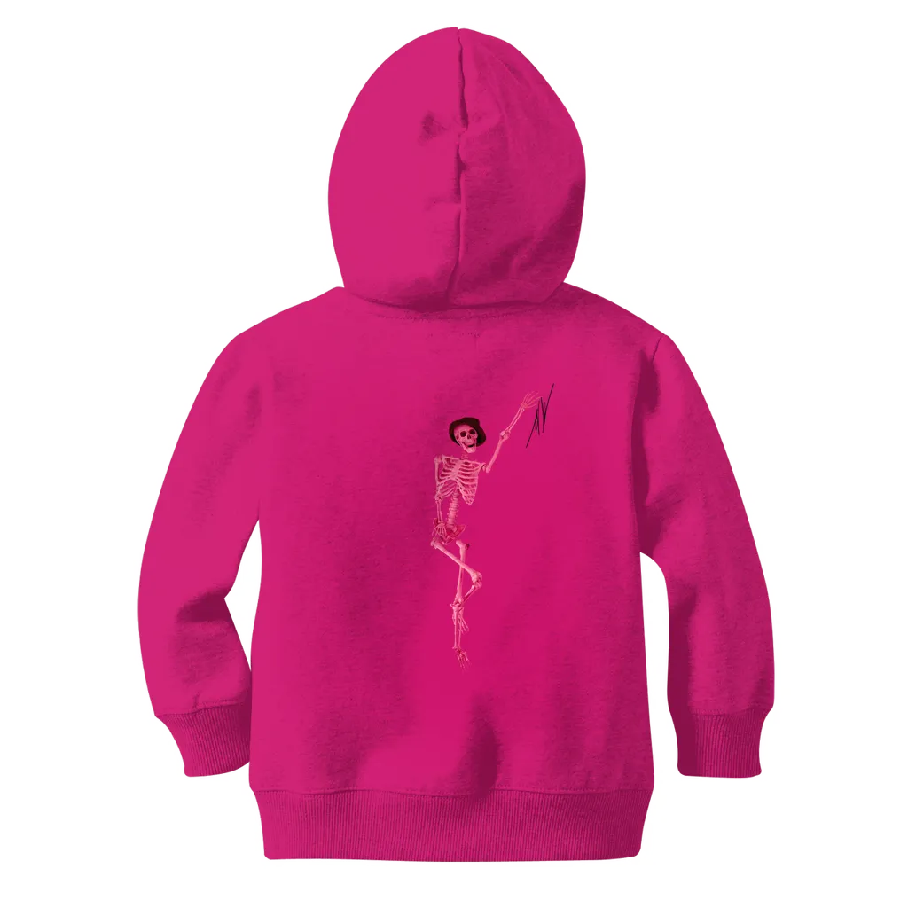 CAUGHT RED HANDED Classic Kids Zip Hoodie