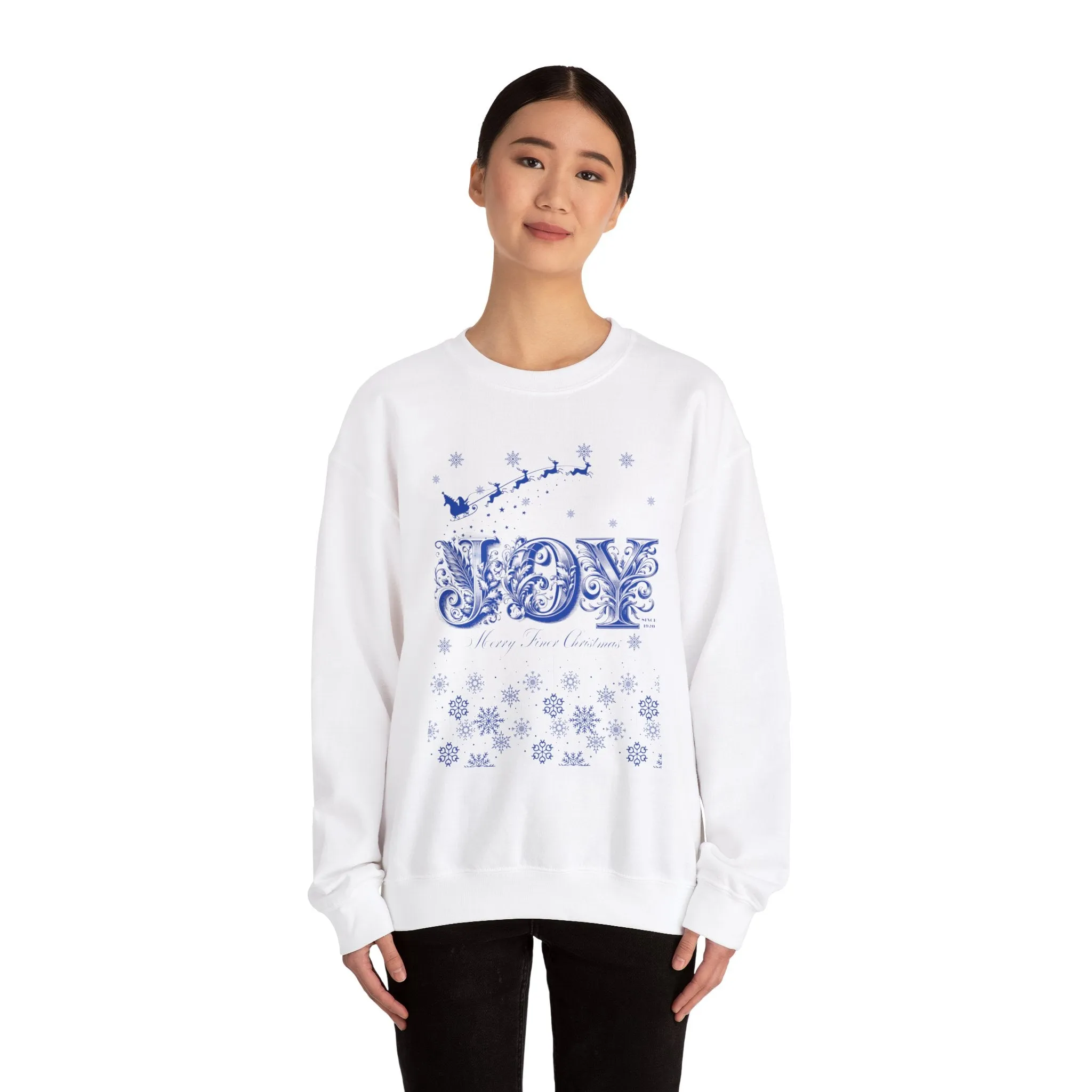 Christmas Joy Merry Finer Sweatshirt