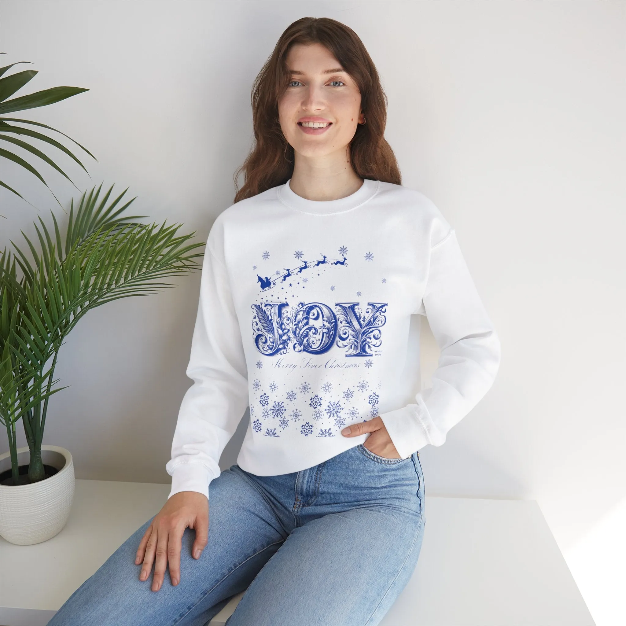 Christmas Joy Merry Finer Sweatshirt