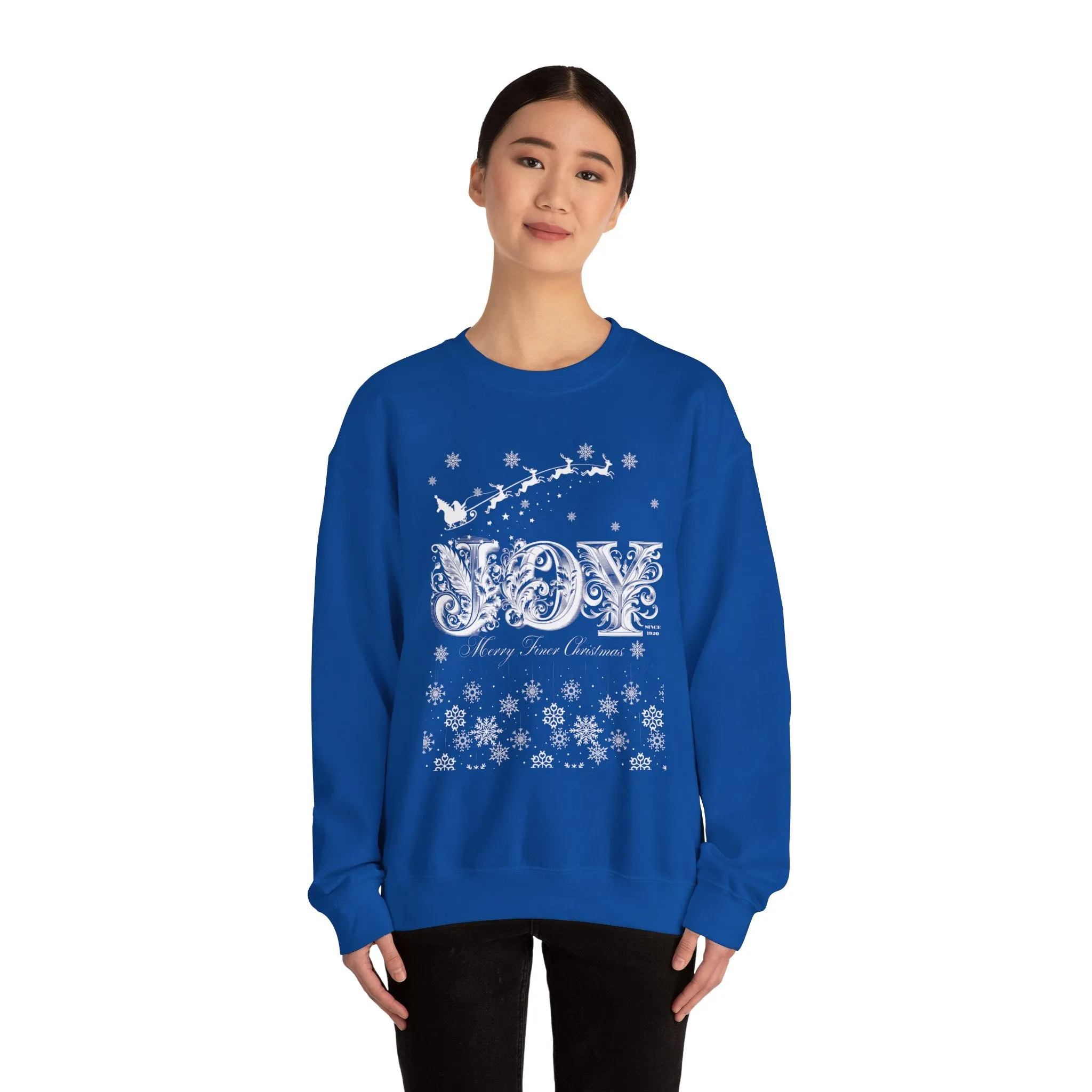 Christmas Joy Merry Finer Sweatshirt