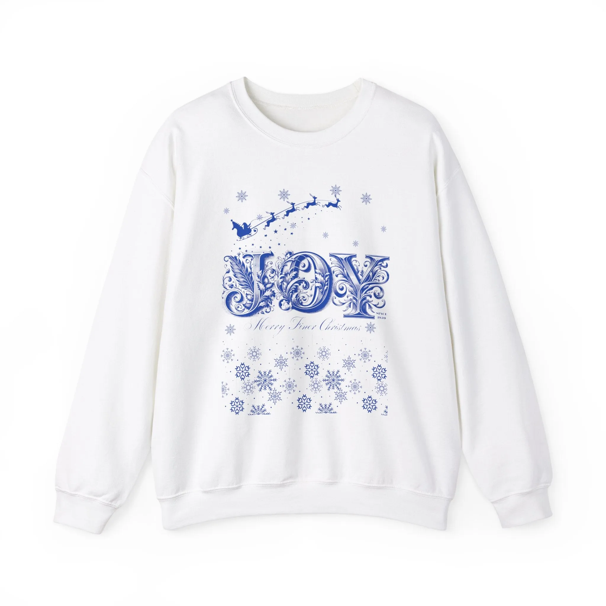 Christmas Joy Merry Finer Sweatshirt