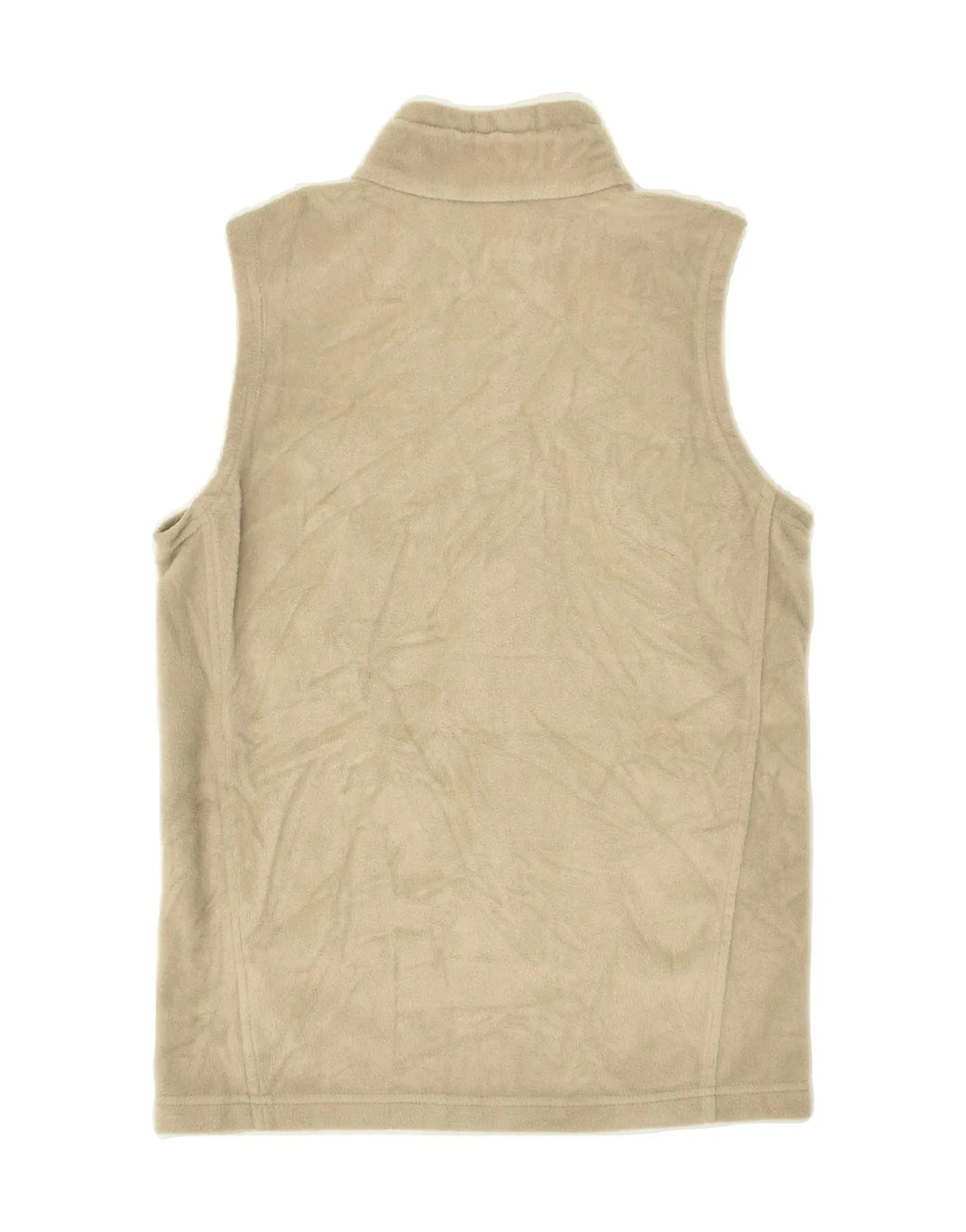 COLUMBIA Womens Fleece Gilet UK 14 Large Grey Polyester