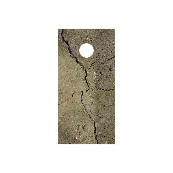 Dirt Cornhole Board Wrap