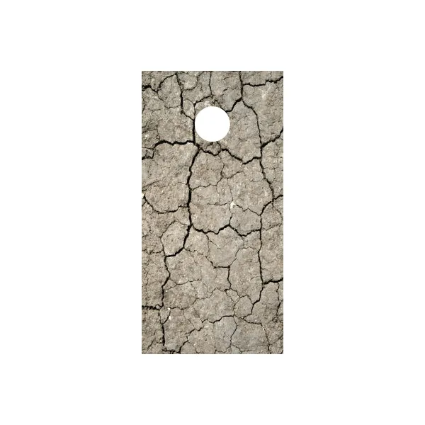 Dirt Cornhole Board Wrap