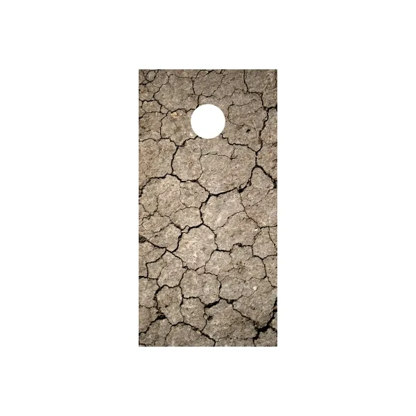 Dirt Cornhole Board Wrap