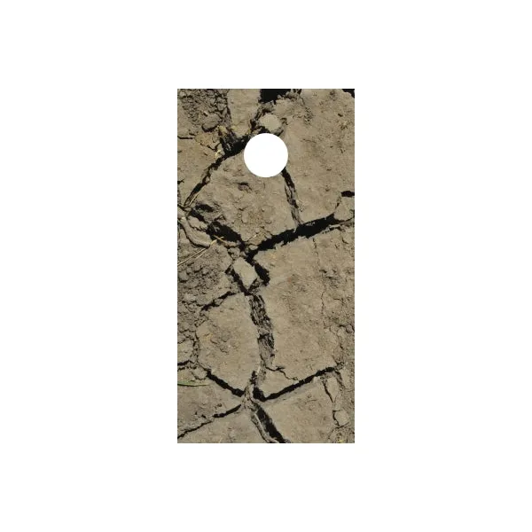 Dirt Cornhole Board Wrap