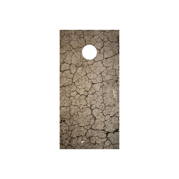 Dirt Cornhole Board Wrap