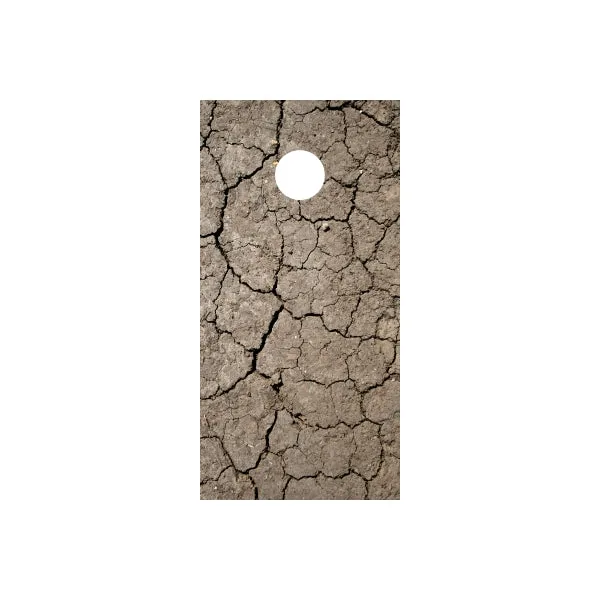 Dirt Cornhole Board Wrap