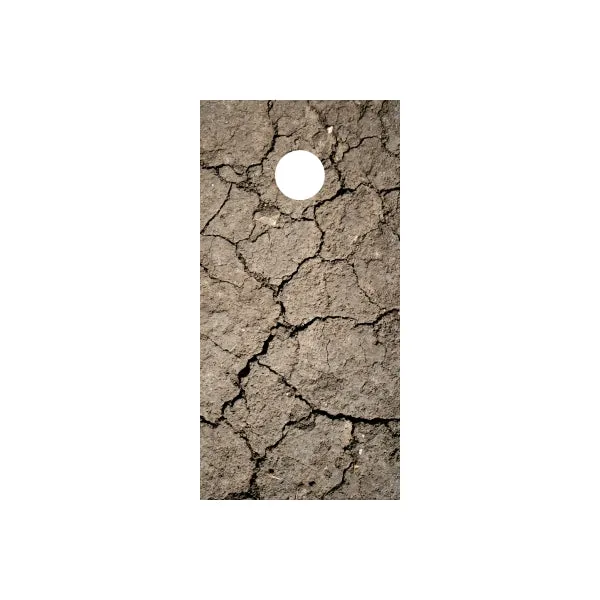 Dirt Cornhole Board Wrap