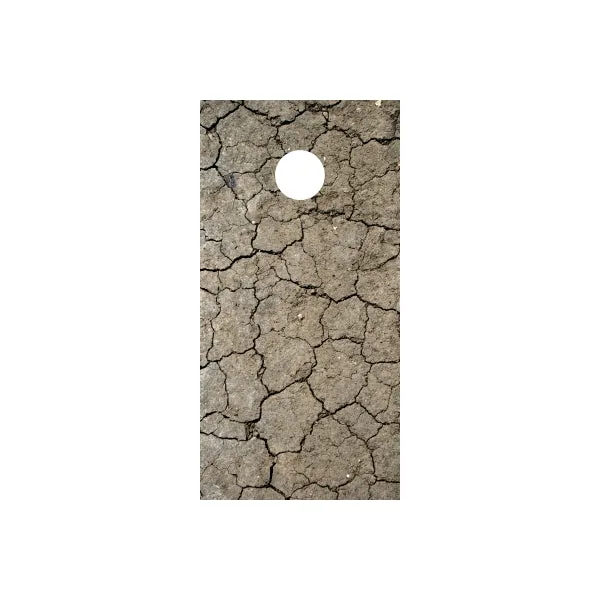 Dirt Cornhole Board Wrap