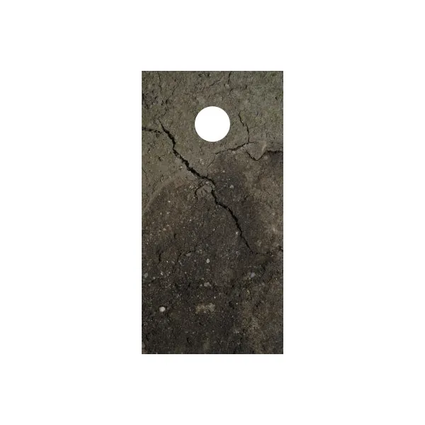 Dirt Cornhole Board Wrap