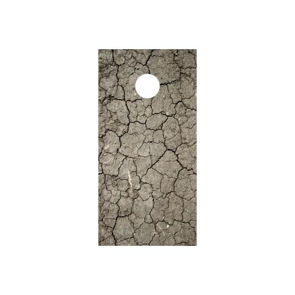 Dirt Cornhole Board Wrap