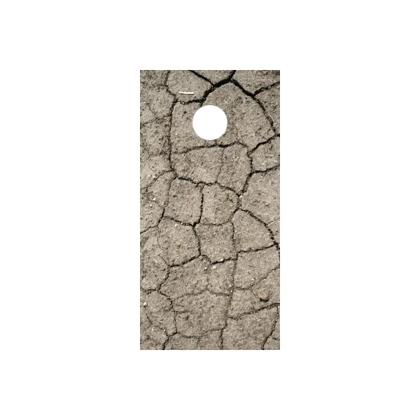 Dirt Cornhole Board Wrap