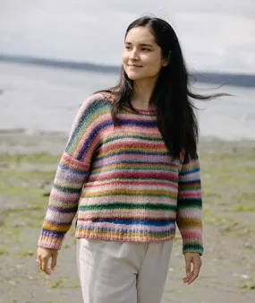 Easy Relaxed Pullover Using Lang Cloud