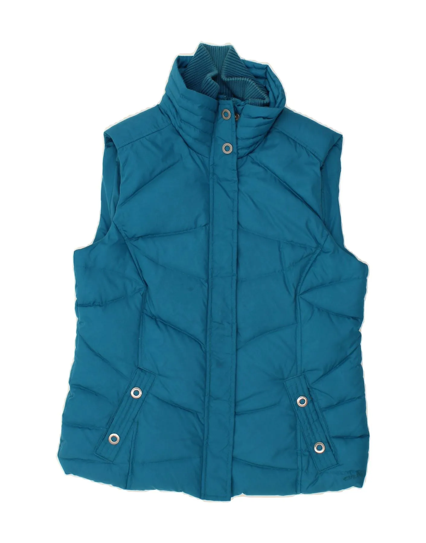 ESPRIT Womens Padded Gilet UK 16 Large Blue Polyester