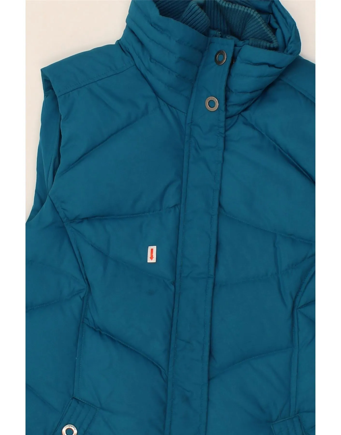 ESPRIT Womens Padded Gilet UK 16 Large Blue Polyester