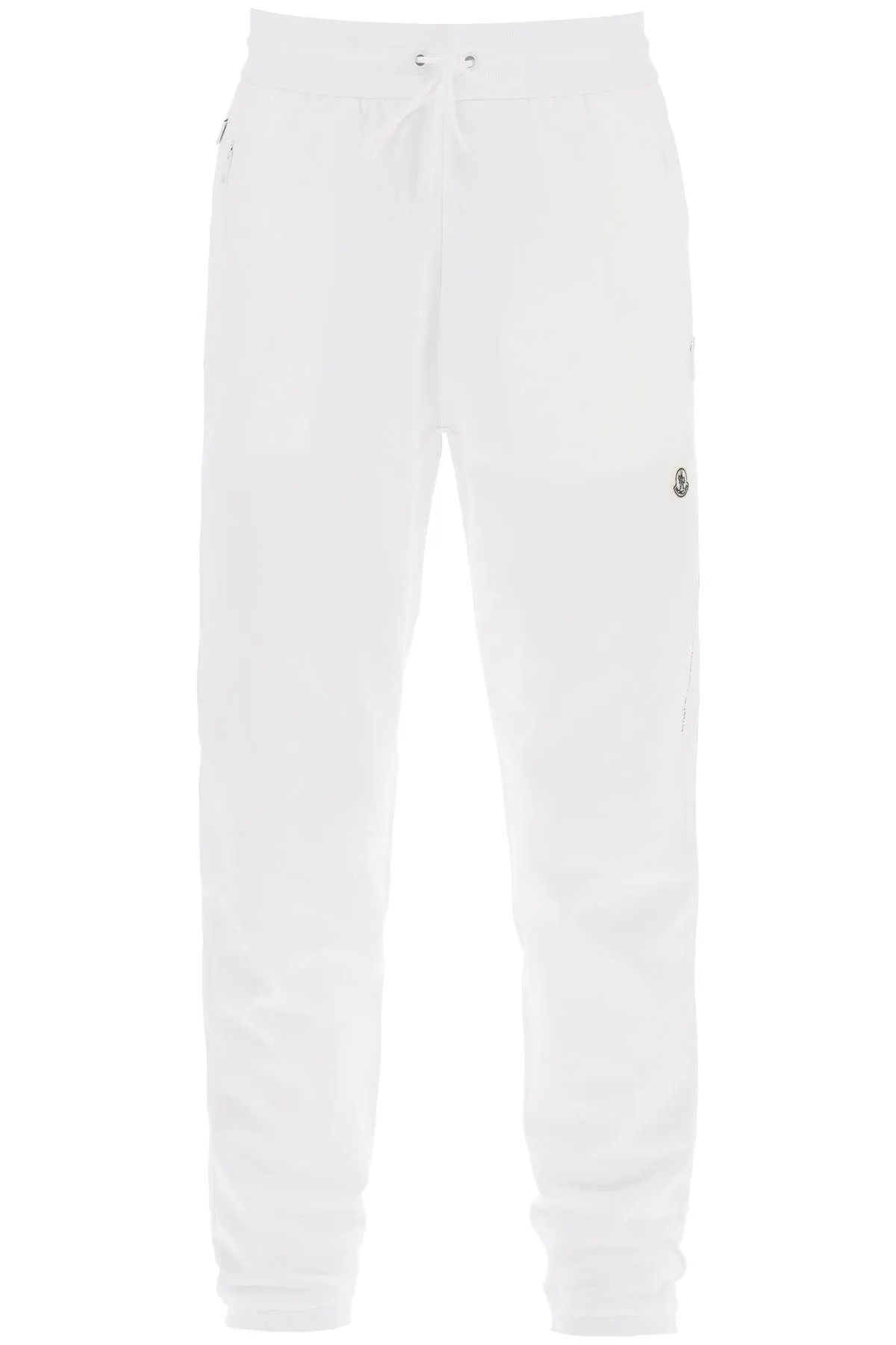 Joggers Moncler X Fragment Hiroshi Fujiwara Tapered Cotton Sweatpants - Blanc - Femme