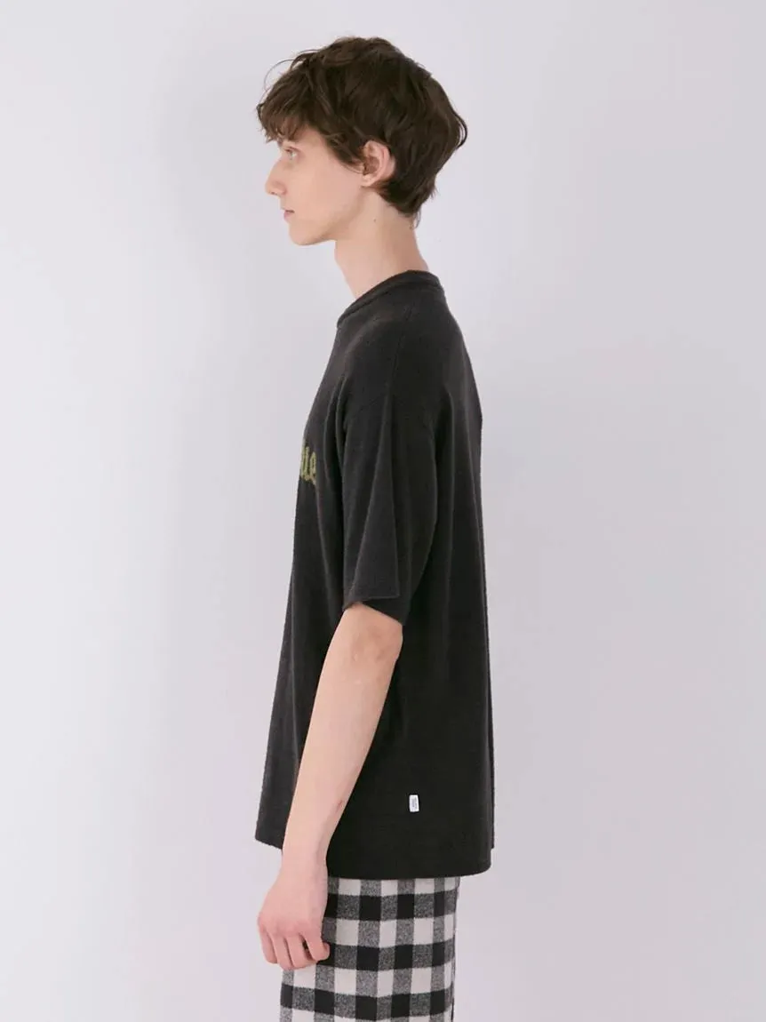 MEN'S Logo Pullover & Gingham Checked Shorts Loungewear Set