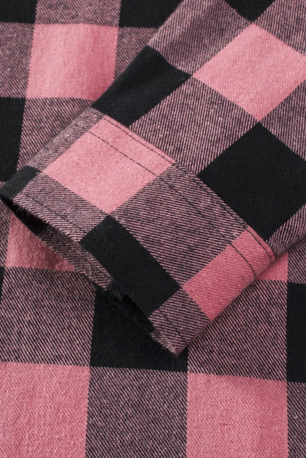 Mens Plaid Printed Drawstring Hooded Shacket