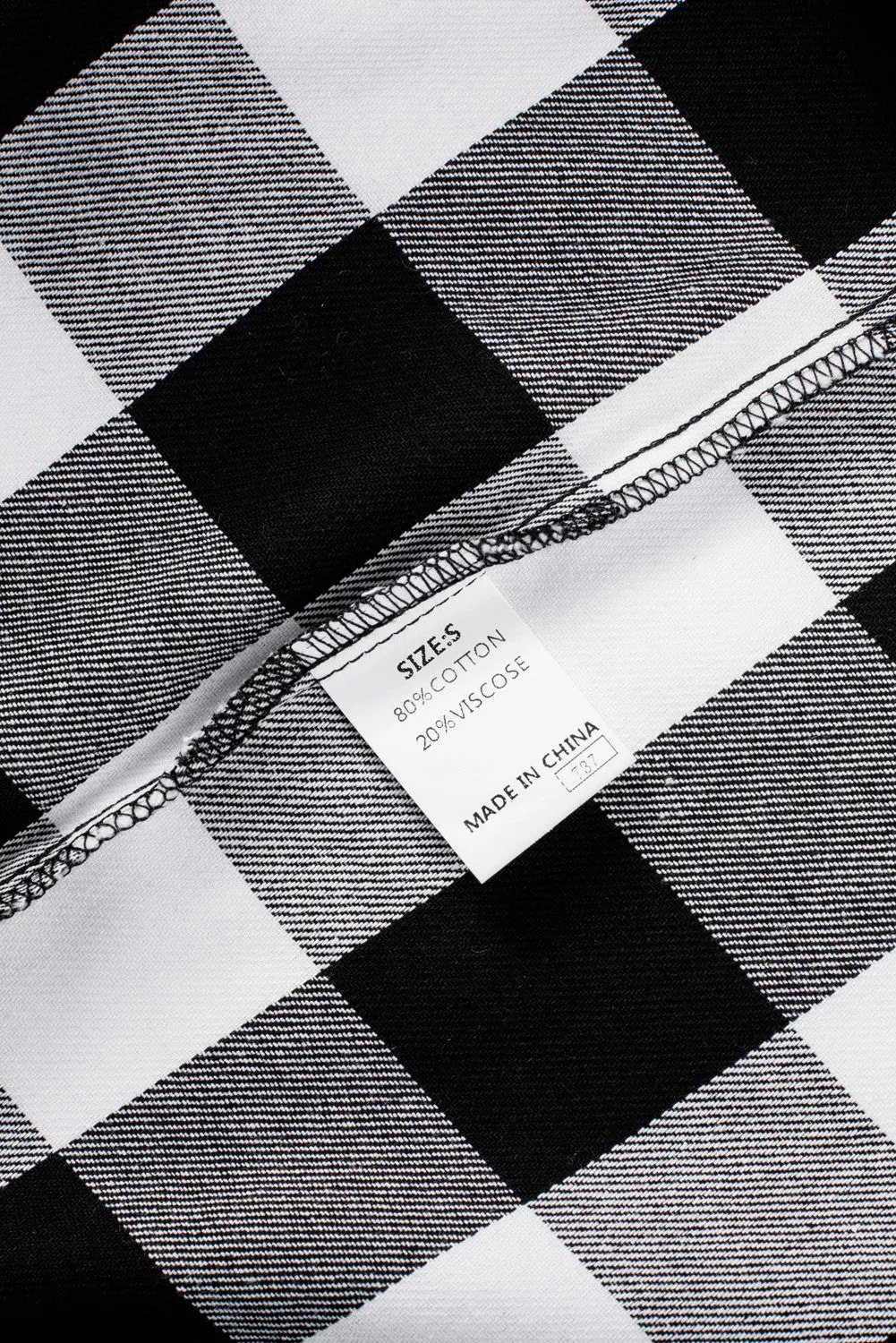 Mens Plaid Printed Drawstring Hooded Shacket