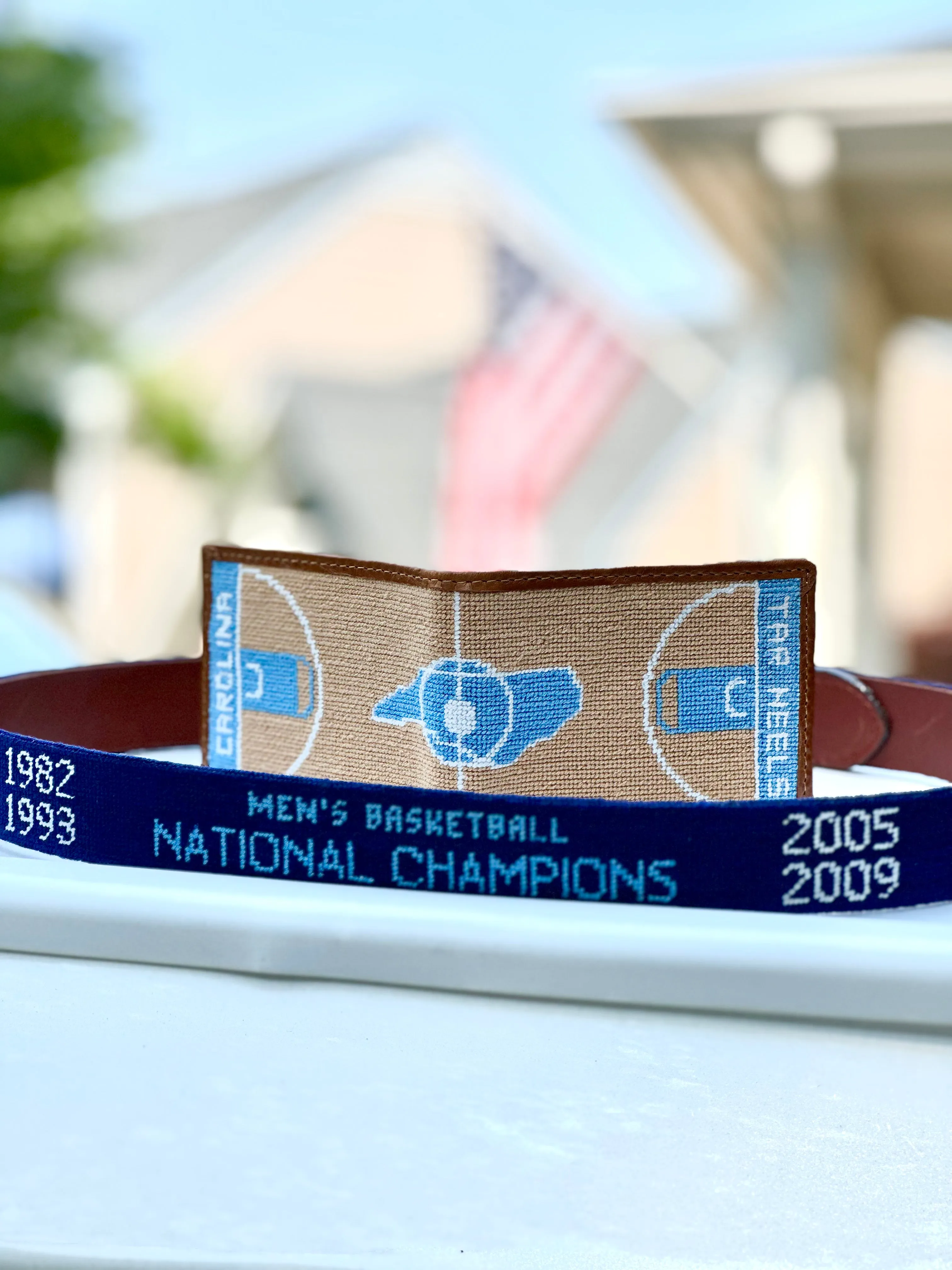 North Carolina Tar Heels National Championships Men's Belt by Smathers and Branson