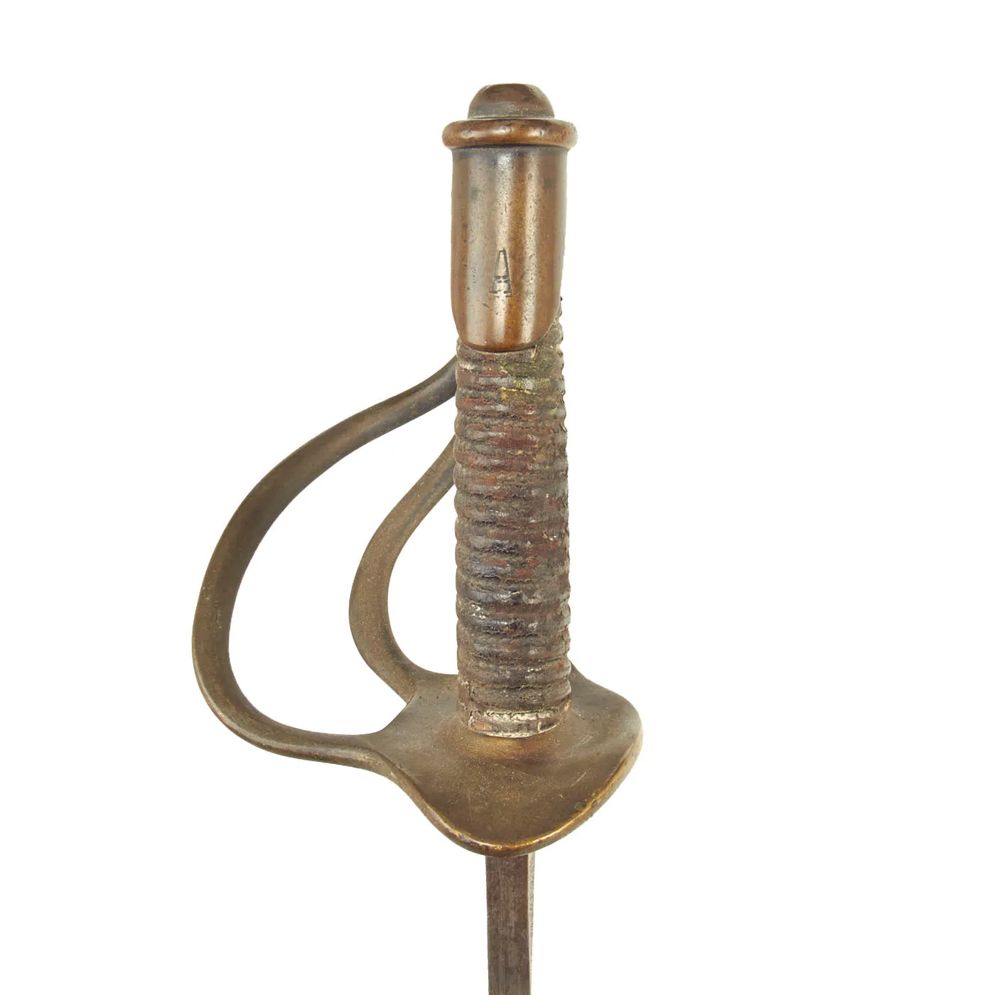 Original U.S Civil War M-1840 "Wrist Breaker" Heavy Cavalry Saber with Scabbard by Ames of Cabotville, Massachusetts