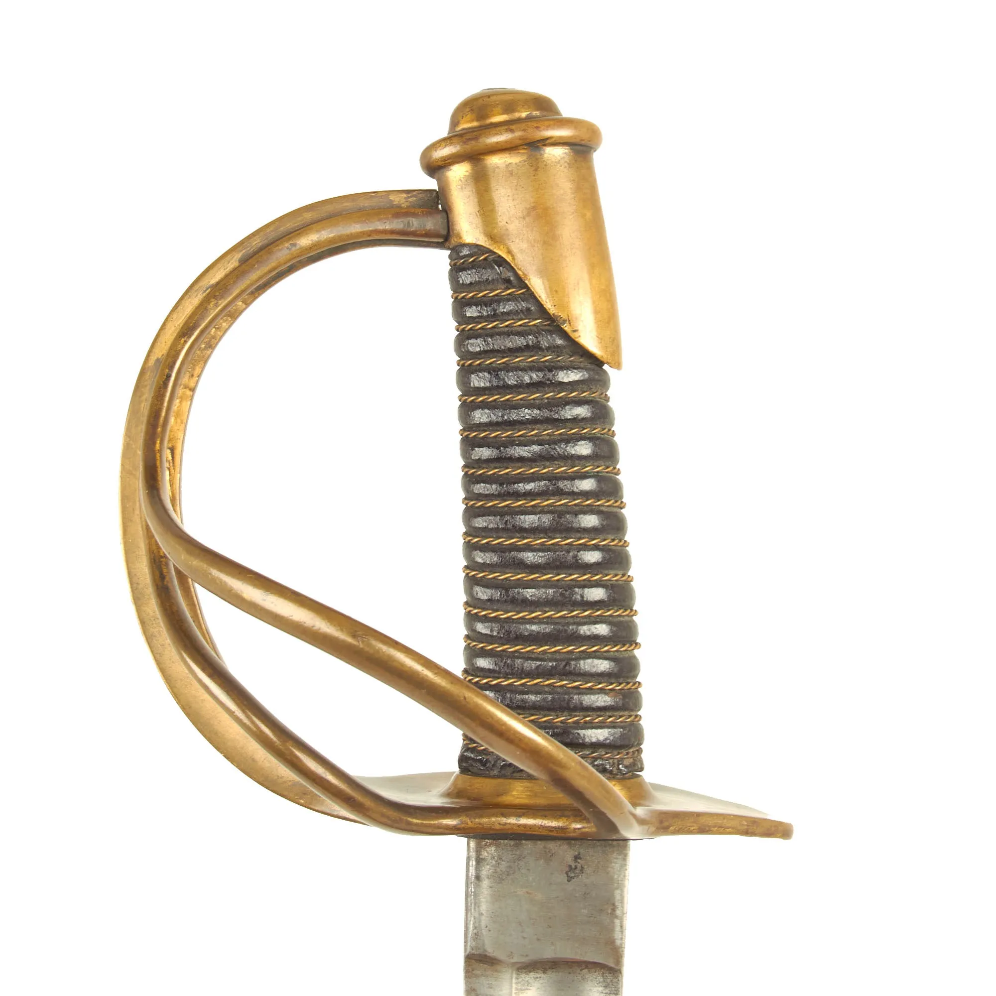 Original U.S Civil War M-1840 "Wrist Breaker" Heavy Cavalry Saber with Scabbard by Charles Hammond