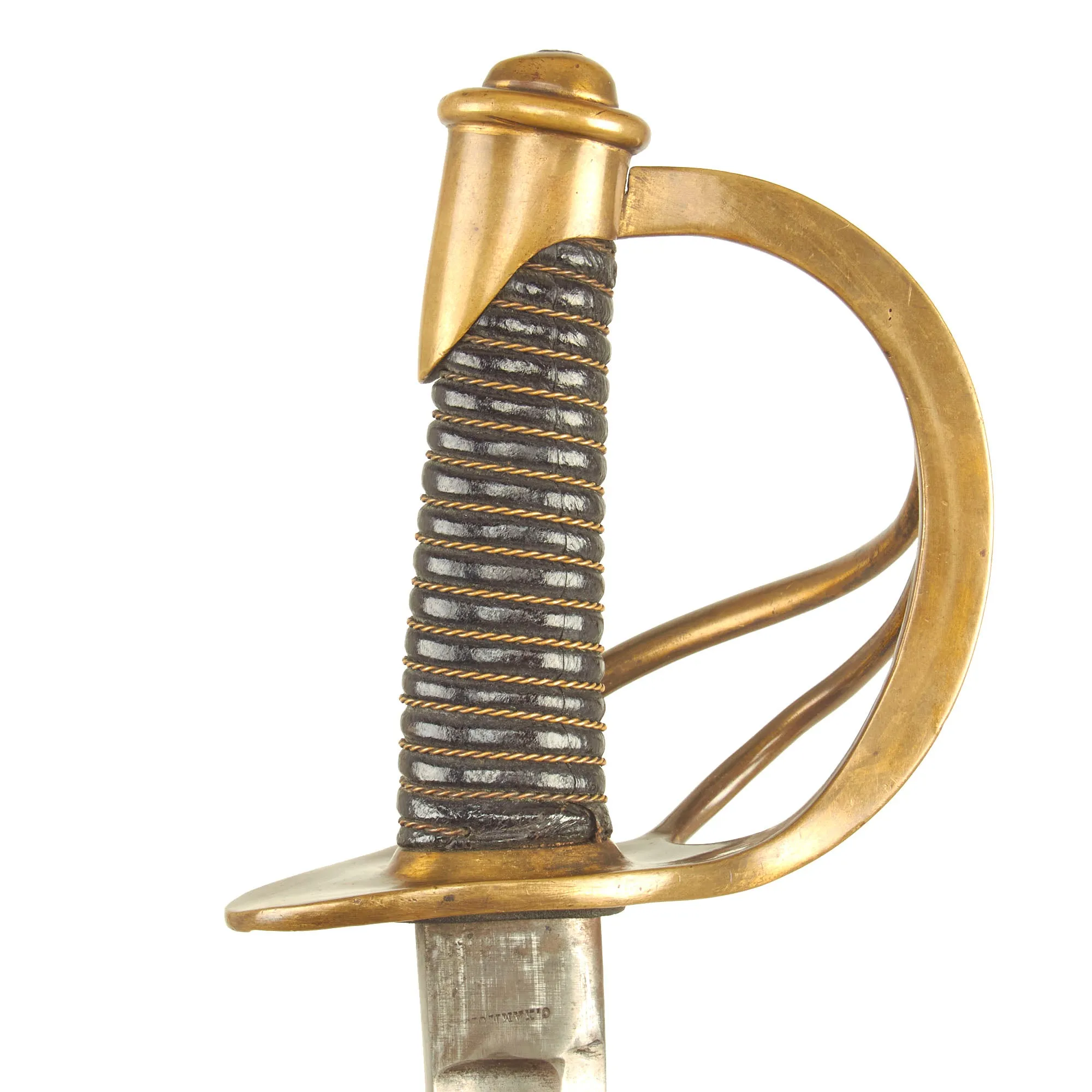 Original U.S Civil War M-1840 "Wrist Breaker" Heavy Cavalry Saber with Scabbard by Charles Hammond
