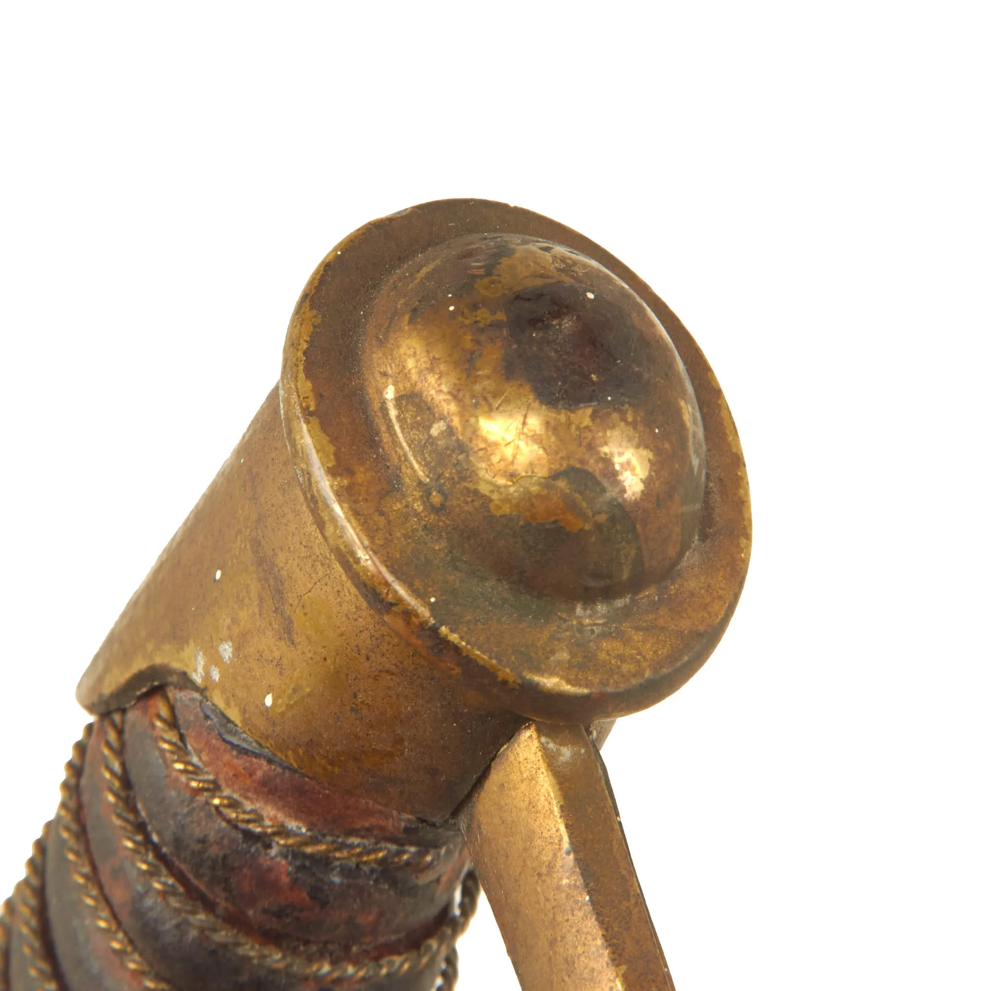 Original U.S Civil War M-1840 "Wrist Breaker" Heavy Cavalry Saber with Scabbard - Imported German Blade by J. E. Bleckmann (Solingen)