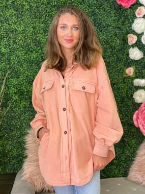 Shayna Plush Shacket