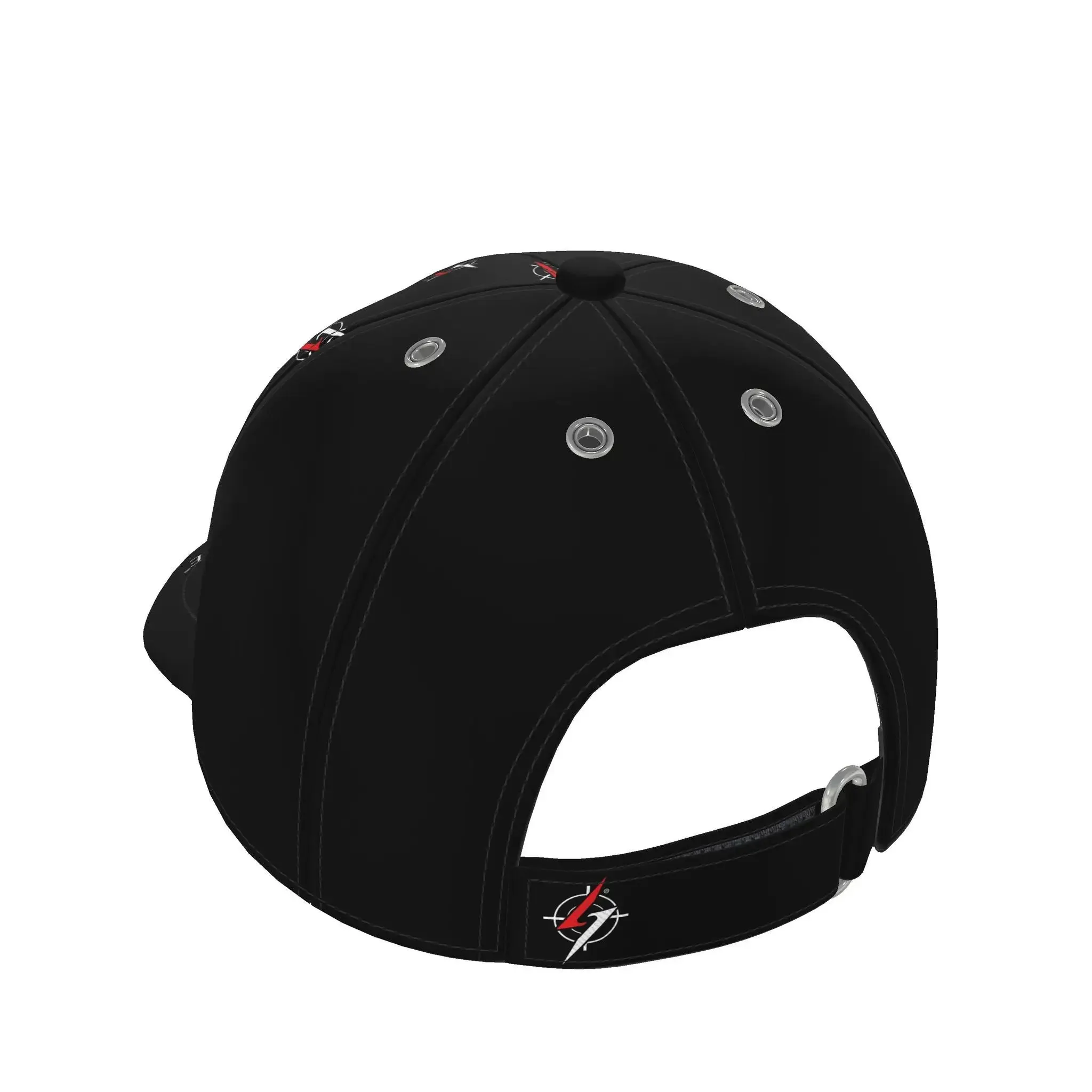 Strike Baseball Cap Black Color Logo