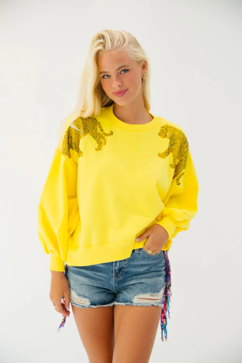 TIGRESS YELLOW PULLOVER