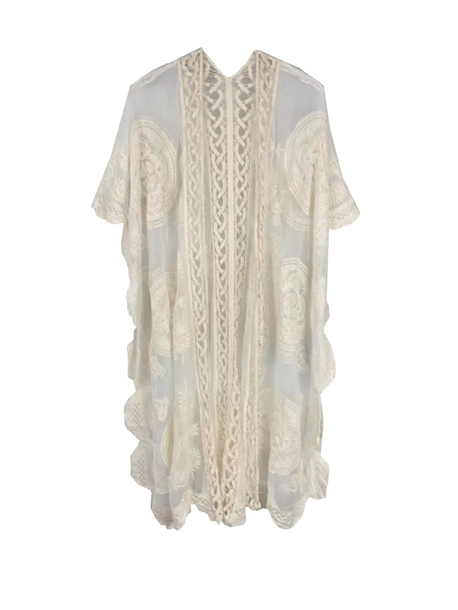 YLK310090 Makenzie Lace Kimono