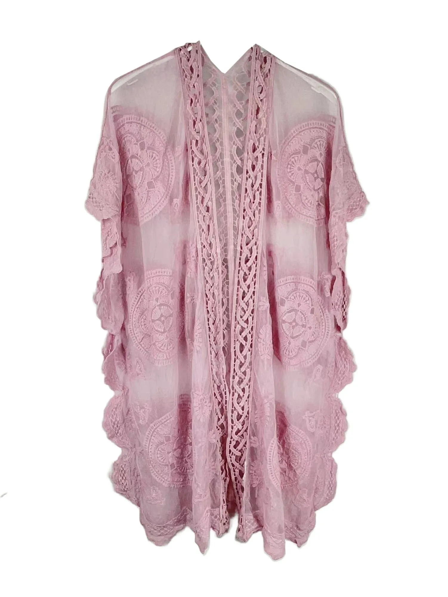 YLK310090 Makenzie Lace Kimono